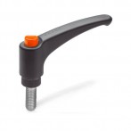 GN603.1-Adjustable-hand-levers-with-releasing-button-plastic-threaded-stud-Stainless-Steel-DOR-orange-RAL-2004-shiny.jpg
